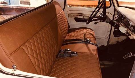 The "Real McCoy" Chevy GMC 1948-1955 Custom truck bench upholstery 1948