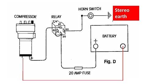 gampro air horn wiring diagram