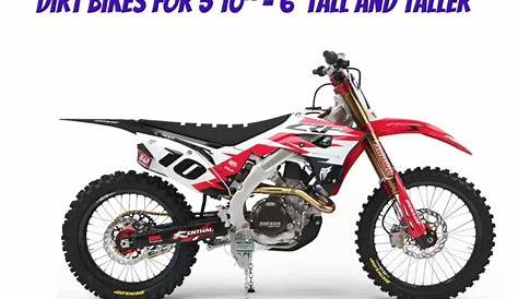 what size dirt bike for height
