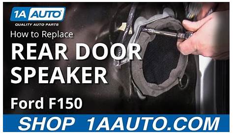 How to Replace Rear Door Speaker 09-14 Ford F150 - YouTube