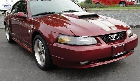 2004 Ford Mustang GT Coupe in 40th Anniversary Crimson Red Metallic