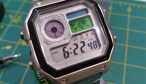 Casio World Time Watch With FOUR Colour Screen Mod and Gold - Etsy New