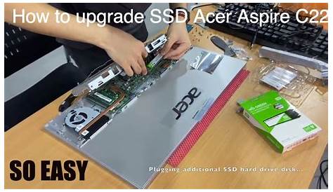 I buy a second Acer Aspire C22 in the space of 2 weeks [how to upgrade ssd] - YouTube