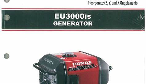 Honda EU3000IS Generator Shop Manual