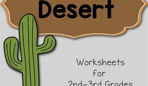 easy trace desert worksheet