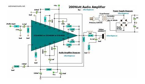 2000w amplifier circuit diagram pdf