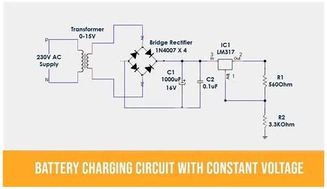 Automatic Car Battery Charger Schematic : How To Make 12v Automatic