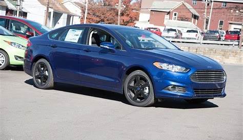 2016 Deep Impact Blue Metallic Ford Fusion SE #108435650 | GTCarLot.com