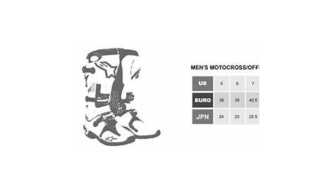 Youth Motorcycle Boot Size Chart | Reviewmotors.co