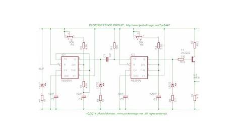 electric fence charger circuit diagram