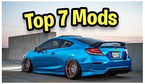TOP 7 Honda Civic Si Mods - YouTube