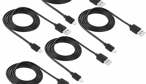 Haweel Lightning Charging Cable for Apple iPhone / iPad (Black)