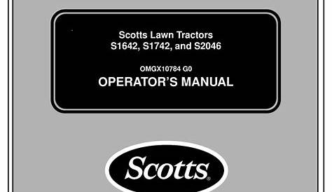 scotts scba owners manual