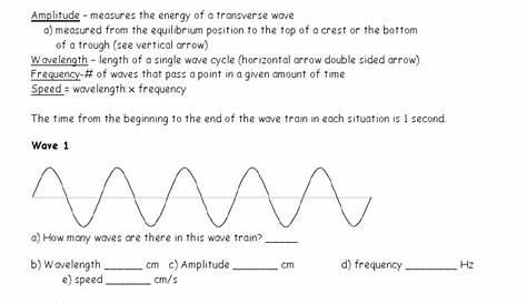 waves worksheets 2