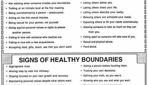 Setting Boundaries With Family Worksheet – Thekidsworksheet