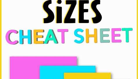 Best US & International Paper Sizes Guide - Free Printable Cheat Sheet