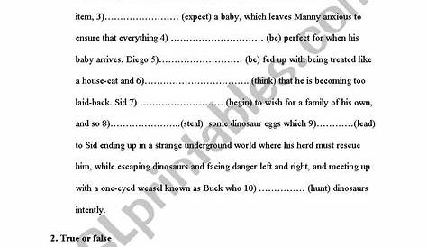 grade 3 the ice age worksheet