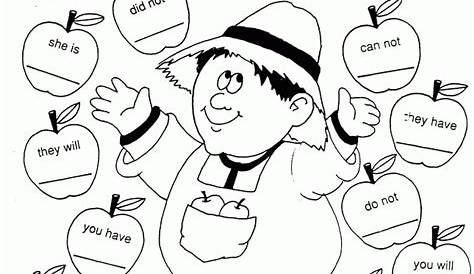 Free Printable Johnny Appleseed Coloring Pages - Coloring Home
