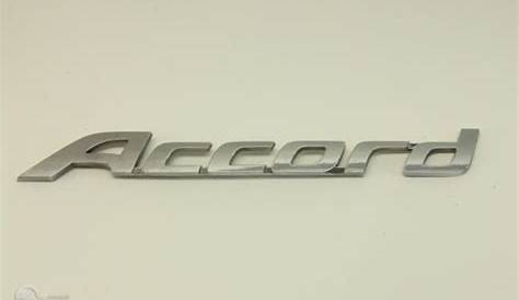 Honda Accord 08 09 10 11 12 Trunk Liftgate Accord Emblem 75722-TA0-A01