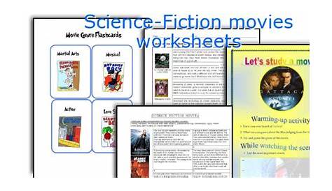 English teaching worksheets: Science-Fiction movies