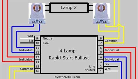 3 Lamp Ballast Wiring Diagram