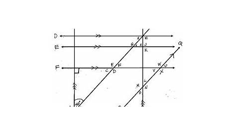 parallel and transversal lines worksheet pdf
