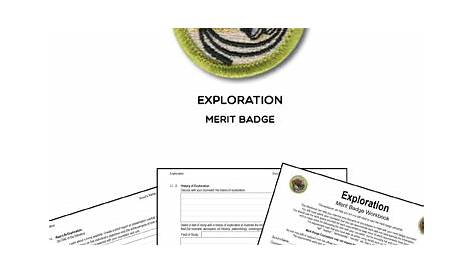 space exploration merit badge worksheets