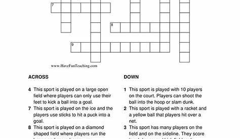 math crossword puzzles 6th grade