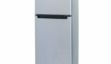 Magic Chef HMDR450SE Double Door Mini Refrigerator Stainless Look 4.5