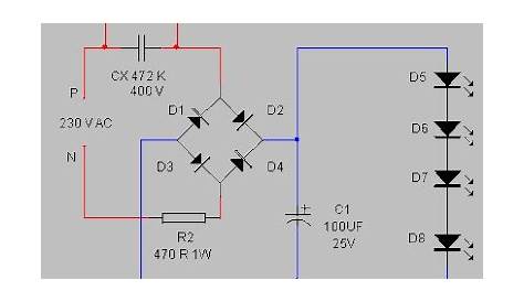 ผลการค้นหารูปภาพสำหรับ 1w 25 led lights driver circuit | Electronic