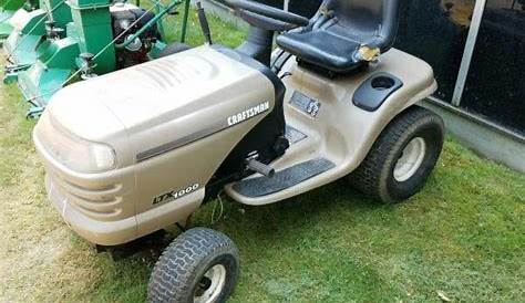 Craftsman LTX 1000 18HP Tractor Riding Mower No Blade Deck for Sale in