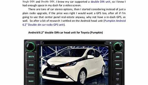 Experience on Installing Android Car Stereo in My Toyota