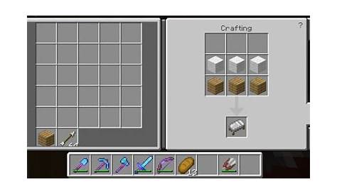 how do you craft a bed in minecraft