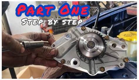 How To Replace A Water Pump - 09 Dodge Charger 2.7 (Step by Step) water