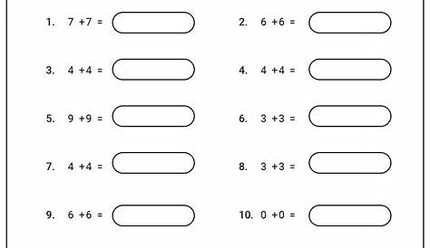 19 Best Images of Doubles Fact Practice Worksheet - Doubles Plus One