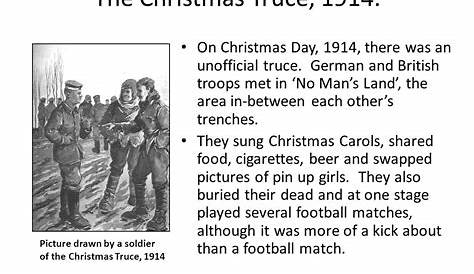 The World War 1 Christmas Truce Worksheet Answers
