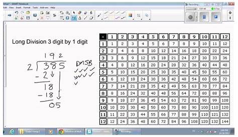 Long Division 3 digit by 1 digit - YouTube