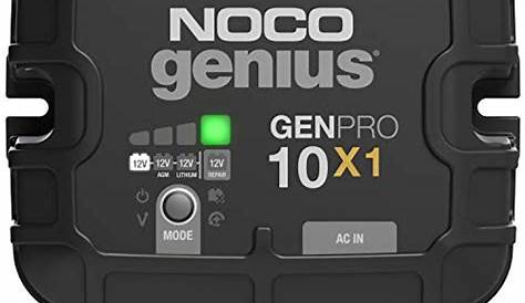 NOCO Genius GENPRO10X1, 1-Bank, 10-Amp (10-Amp Per Bank) Fully