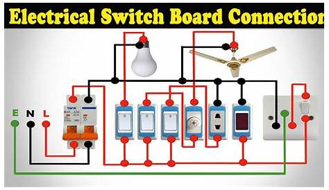 Electrical Switch Board Wiring Diagram | Electrical Switch Board