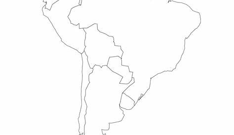Blank Map South America Pdf