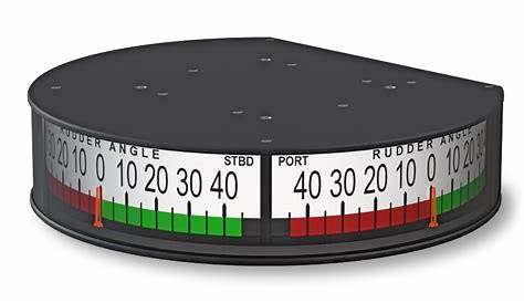 rudder angle indicator system