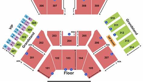 huntington center seating chart with rows and seat numbers