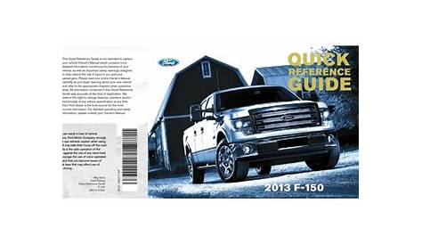 ford f 150 owners manual