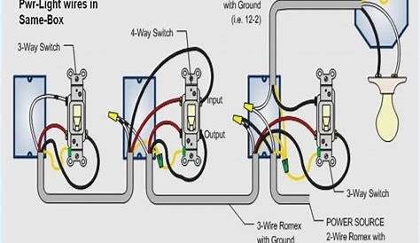 three way switch wiring diagram with multiple lights