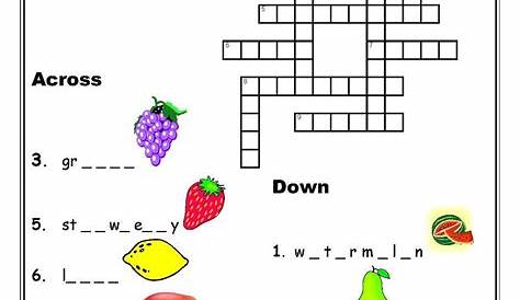 Easy Printable Crossword Puzzles For Kids : Pirate Crossword Puzzles
