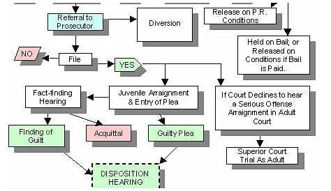 juvenile court process flow chart
