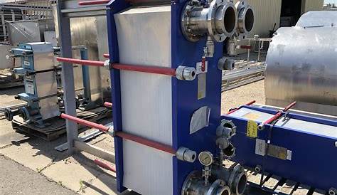 1355 SQ. FT. ALFA LAVAL PLATE HEAT EXCHANGER