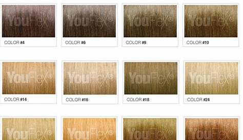 hair extension color chart