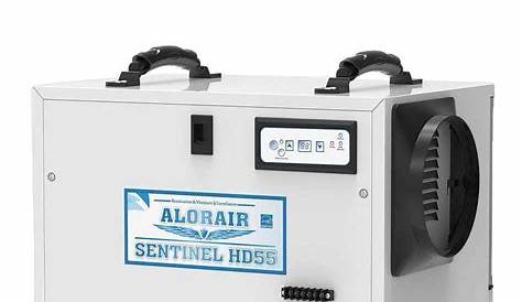 AlorAir HD55 Sentinel Basement/Crawlspace Dehumidifier 55 Pints with H