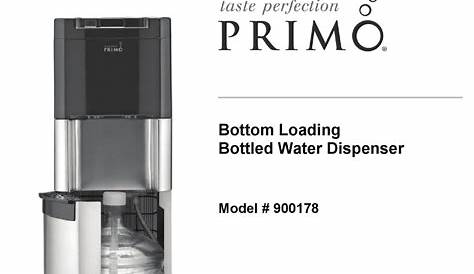 primo self cleaning water cooler manual